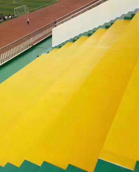 五湖渔场球场台阶翻新修补改造